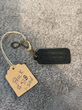 🖤✨ Vintage Coach Leather Hangtag #513 | Black | One-Sided 👜