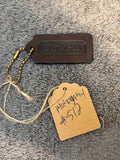 🤎✨ Vintage Coach Leather Hangtag #512 | Mahogany 👜