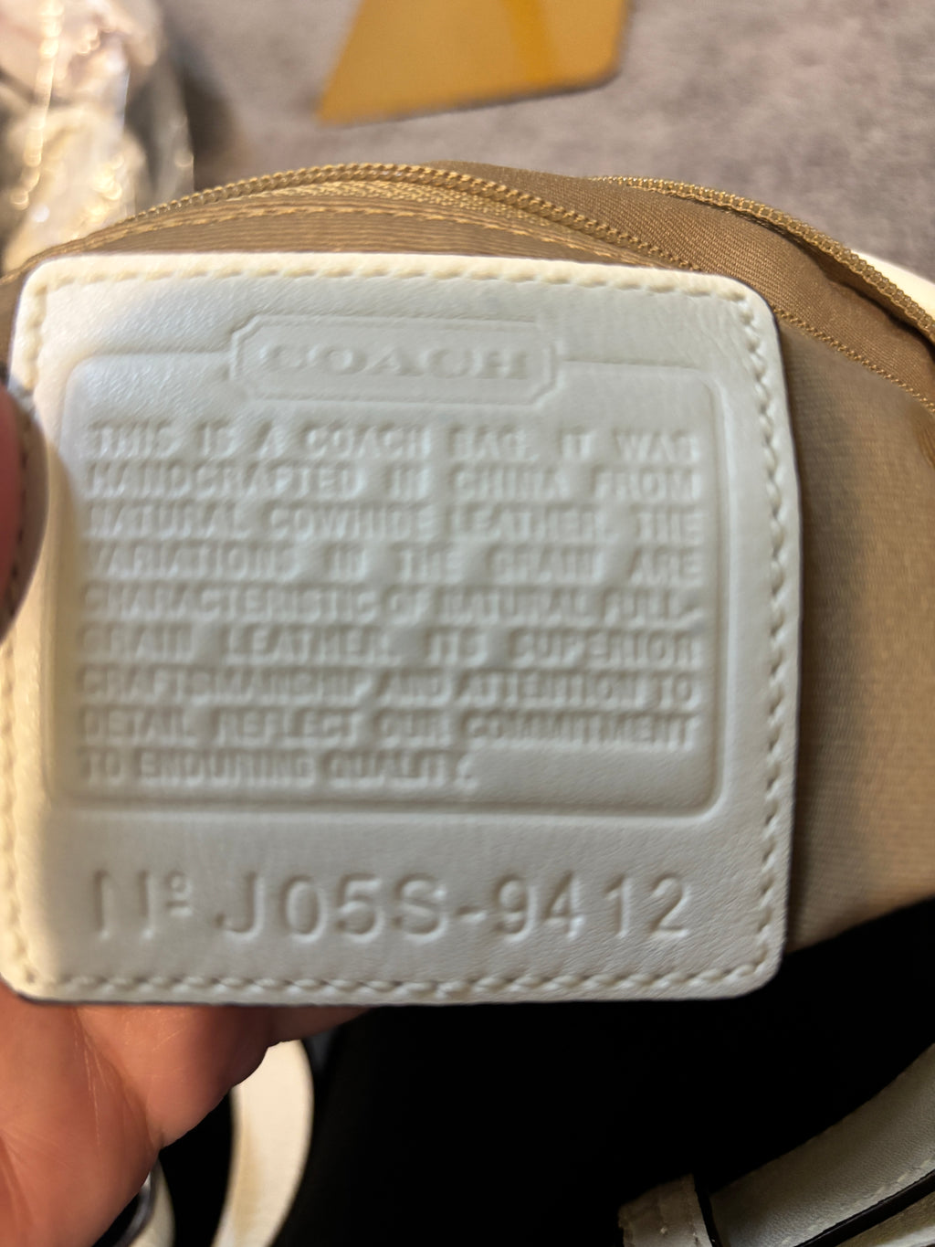 🤍✨ Vintage Coach Soho Double Buckle Shoulder Bag #9412 | Ivory Leather | 2005 👜