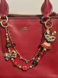 ✨ Beaded Purse Necklaces | Double-Strand Handbag Jewelry & Charms 👜