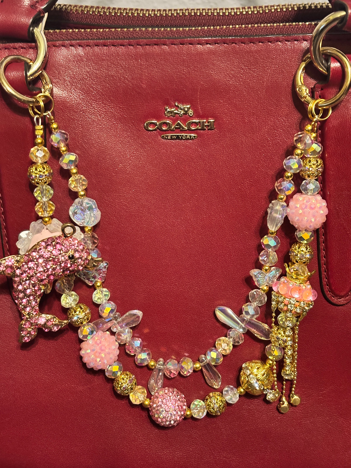 ✨ Beaded Purse Necklaces | Double-Strand Handbag Jewelry & Charms 👜
