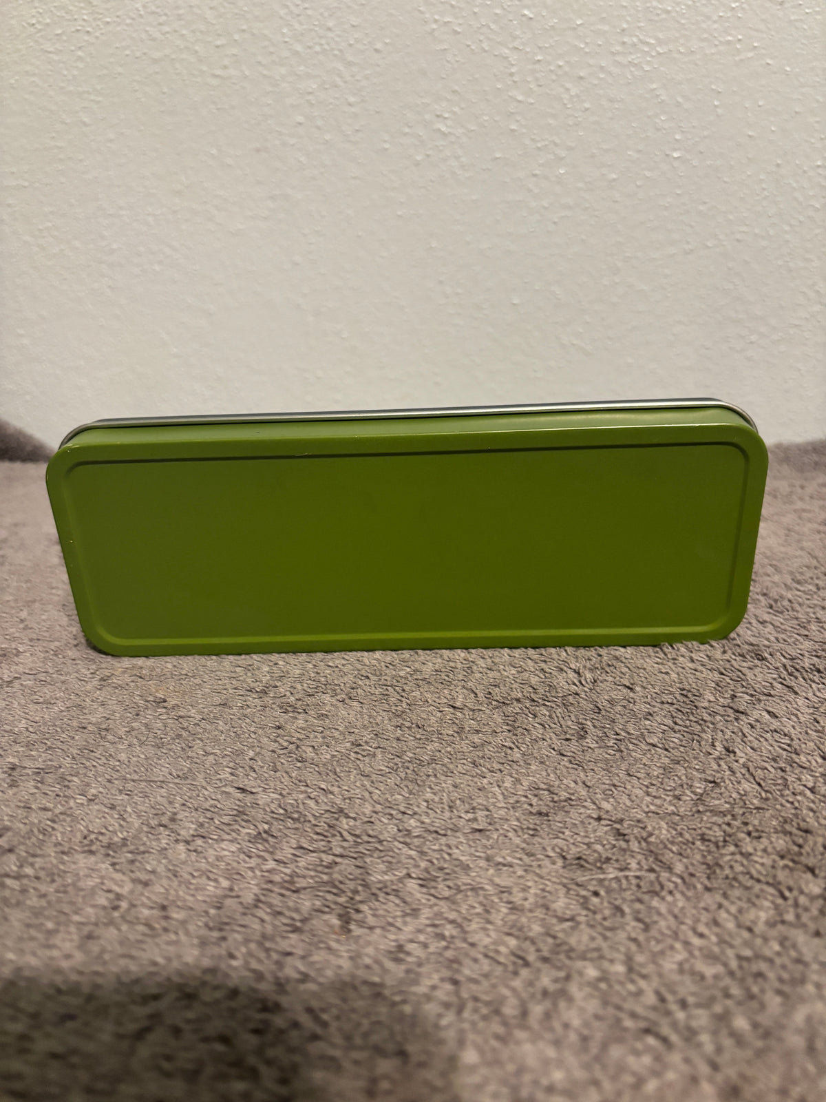 🖤 ✨ Coach New York Metal Pencil Case | Black & Olive Green Storage Tin ✏️