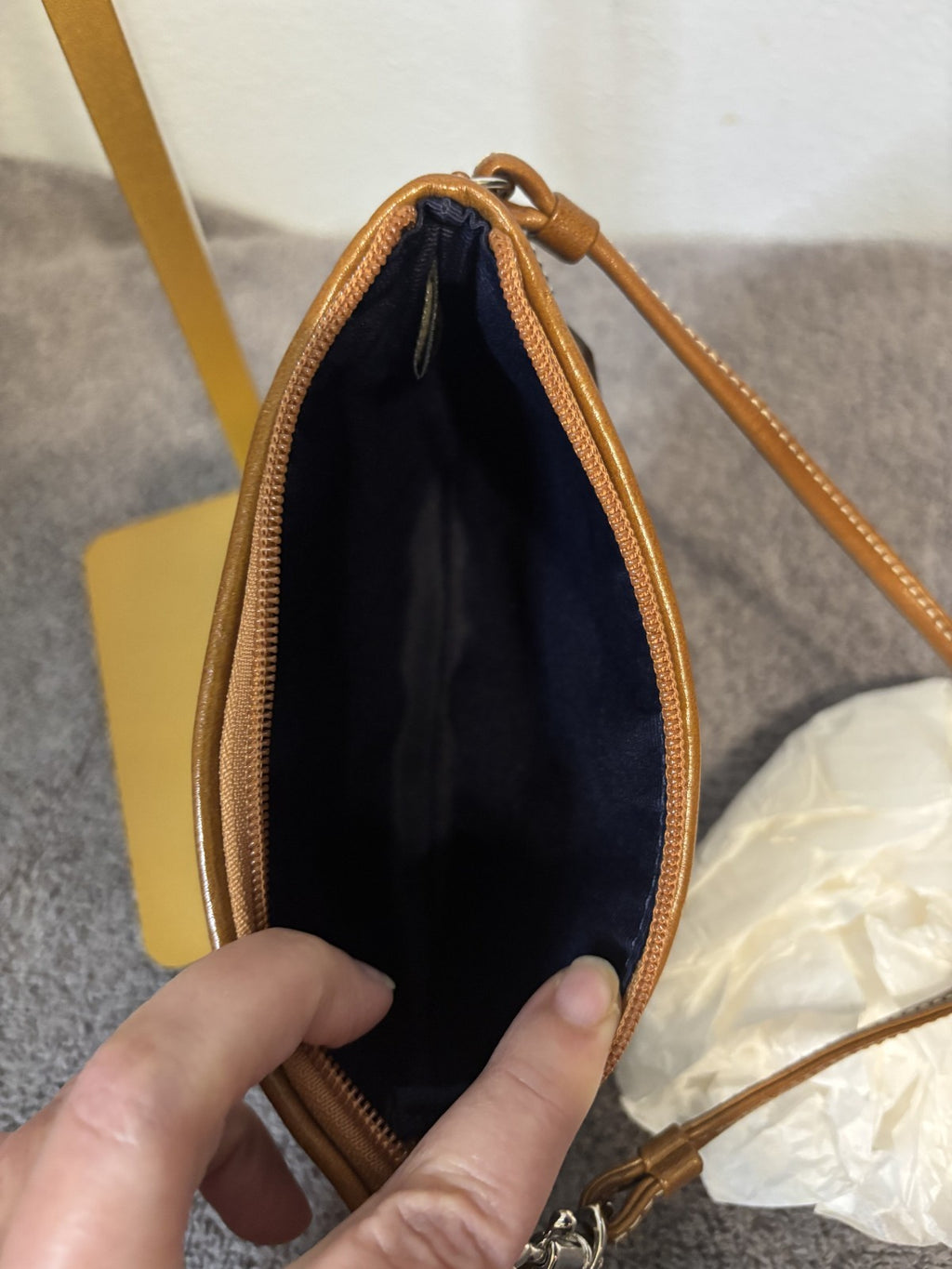 COACH DENIM WRISTLET