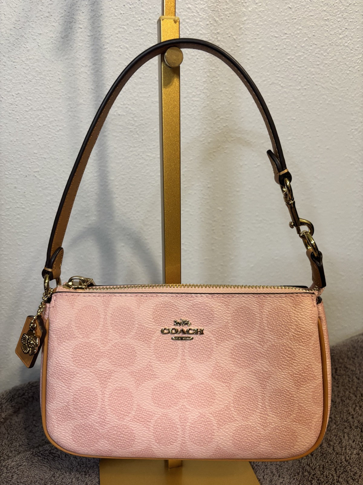 COACH POWDER PINK NOLITA 19- NWT