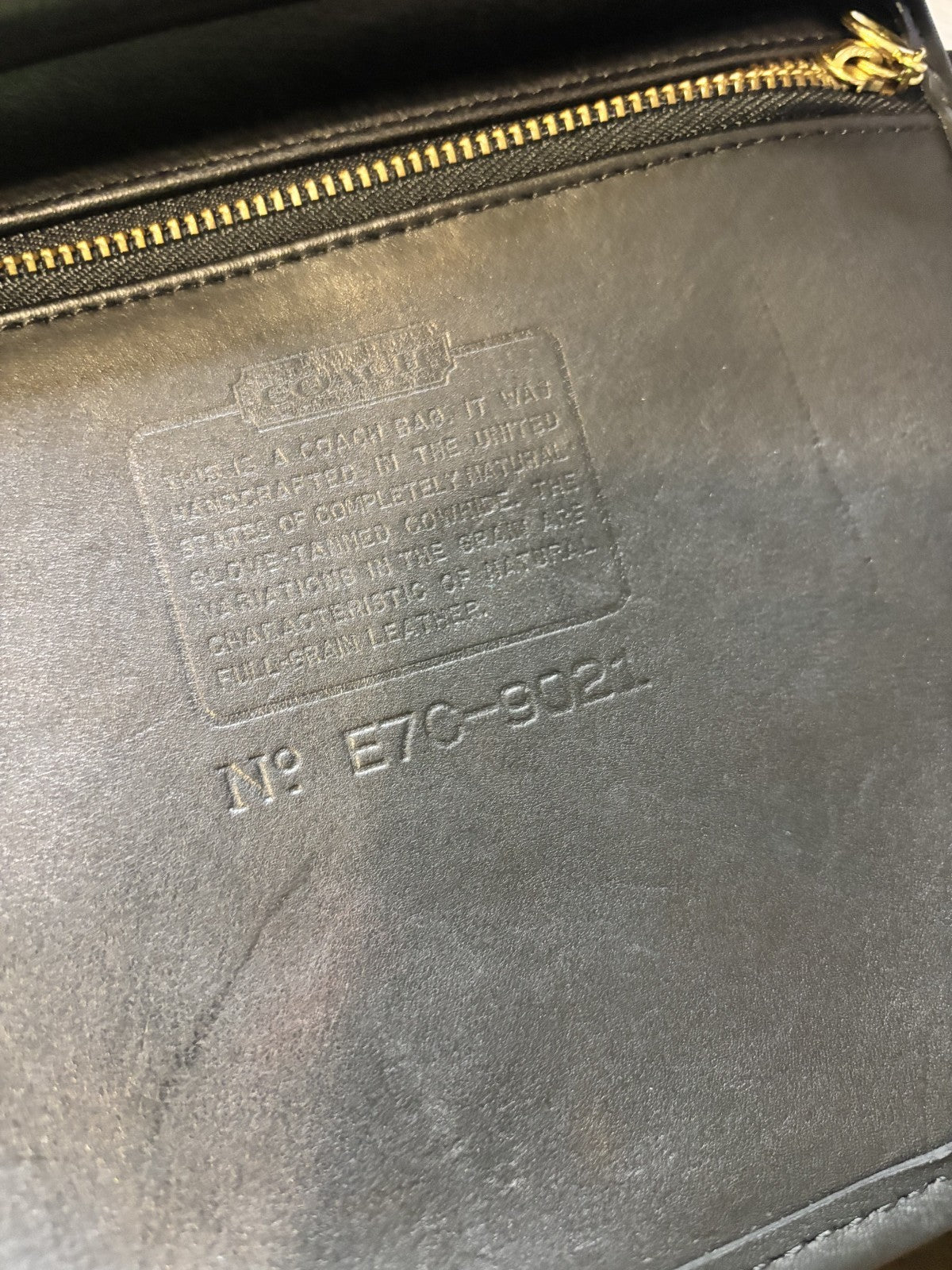 Vintage Coach Weston Shopper 9021 – Black Leather – Made in 1997