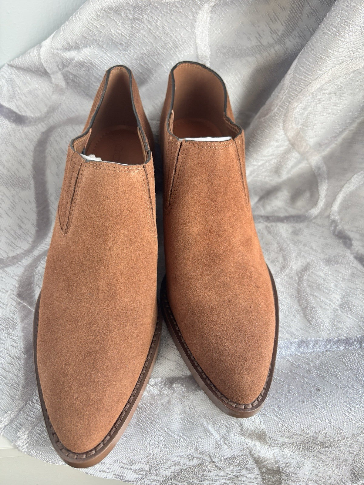 Coach Perri Brown Suede booties Size 8 -FREE SHIPPING!!