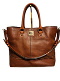 Dooney & Bourke Chelsea Shopper Tote – Brown Pebble Leather