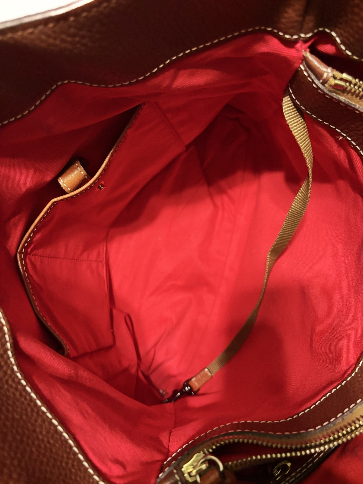 Dooney & Bourke Chelsea Shopper Tote – Brown Pebble Leather