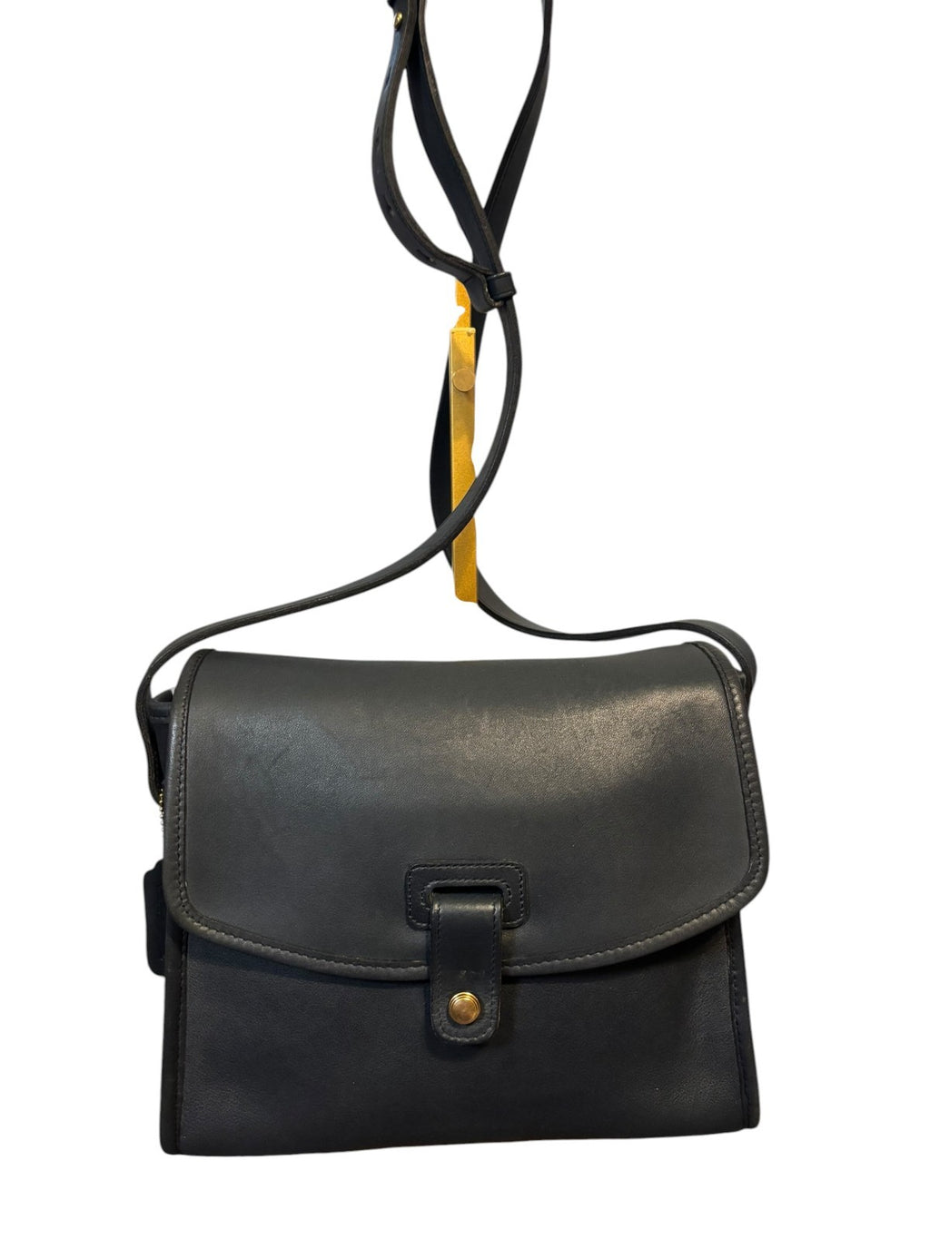 Vintage Coach Mulberry Bag 9899 – Navy Leather – Made in 1992 – Rare