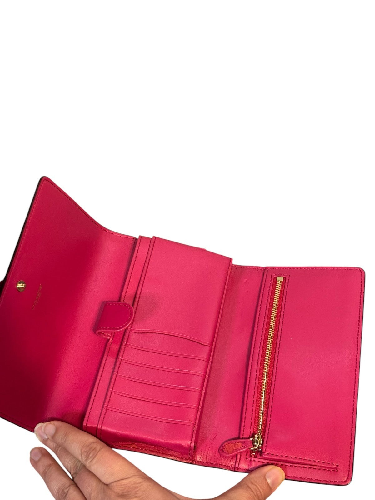 COACH SMITH PINK WALLET CROSSBODY PURSE NWT