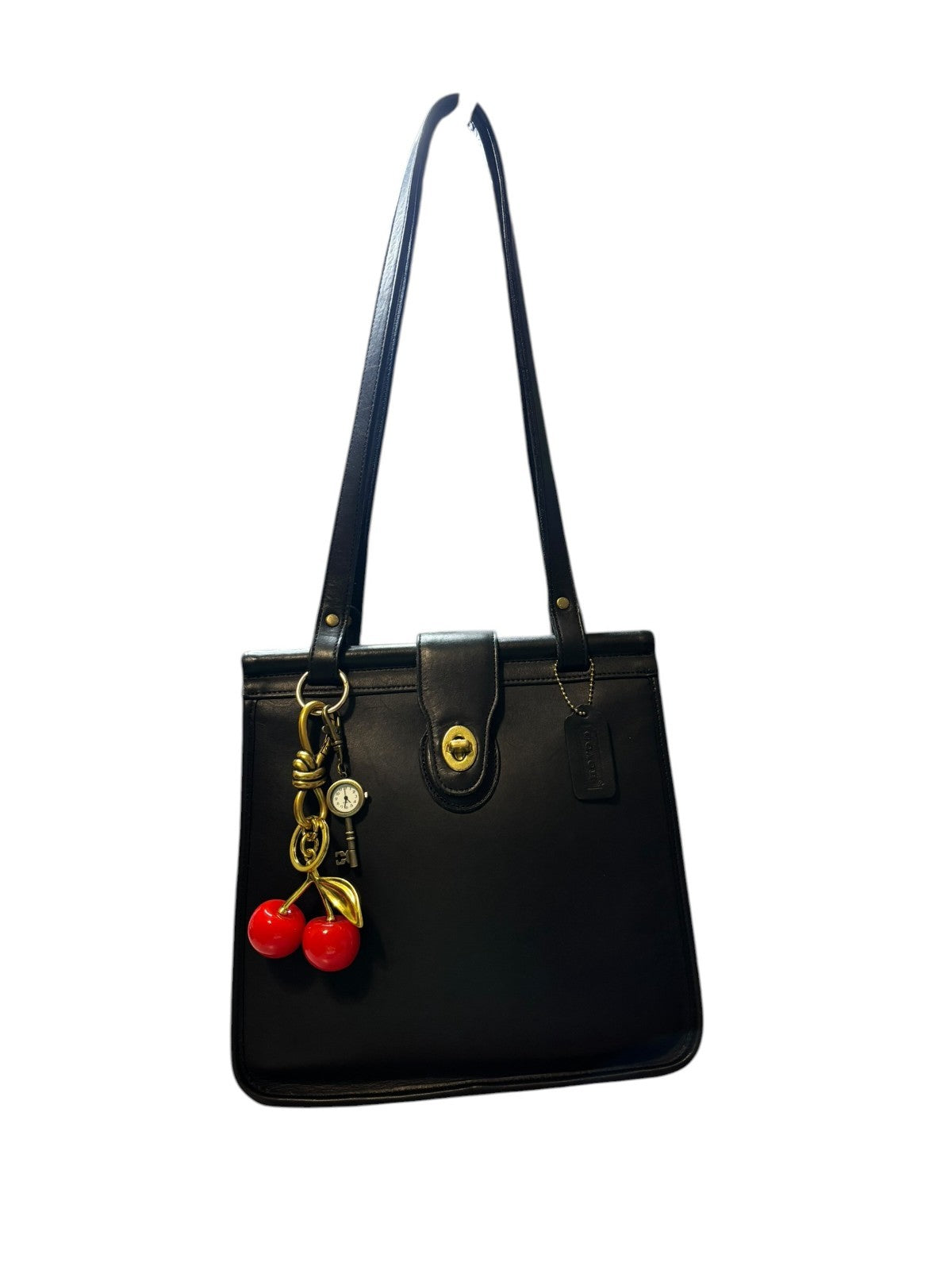 COACH VINTAGE BLACK WESTON SHOPPER 9021 made in 1997