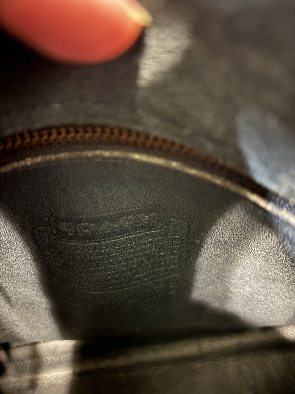 Vintage Coach Mulberry Bag 9899 – Navy Leather – Made in 1992 – Rare