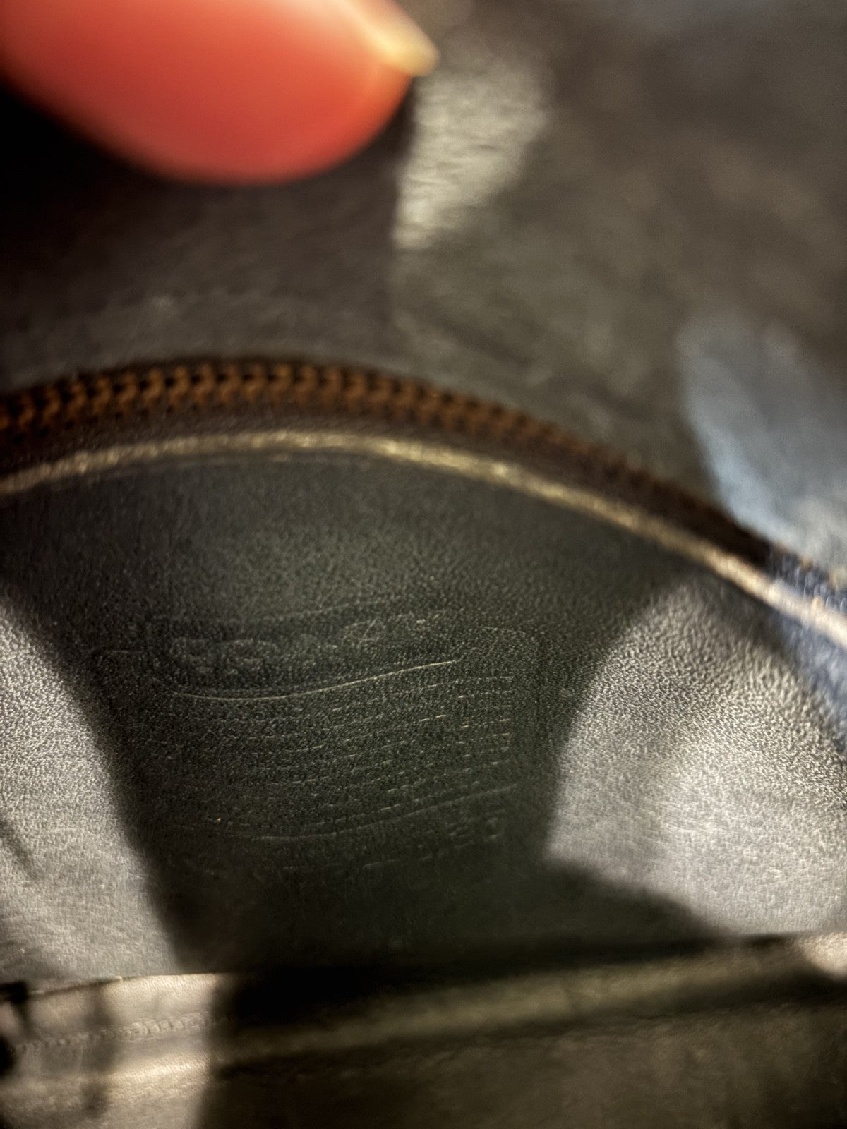 Vintage Coach Mulberry Bag 9899 – Navy Leather – Made in 1992 – Rare