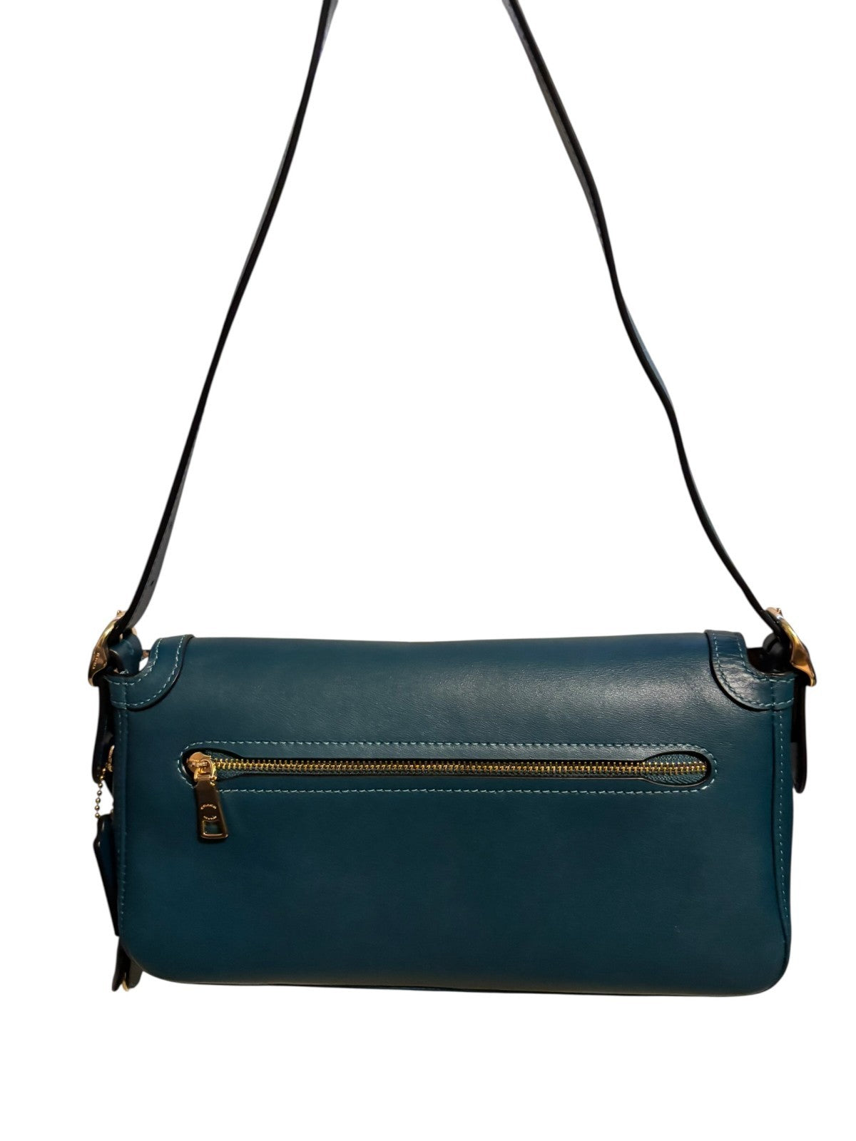 NWT COACH ETTA FLAP BAG TEAL!!