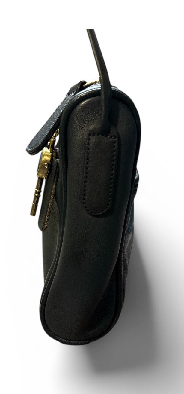 COACH VINTAGE NAVY EQUESTRIAN SLIM BAG