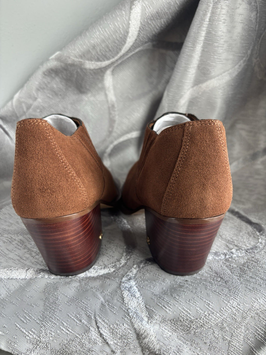 Coach Perri Brown Suede booties Size 8 -FREE SHIPPING!!