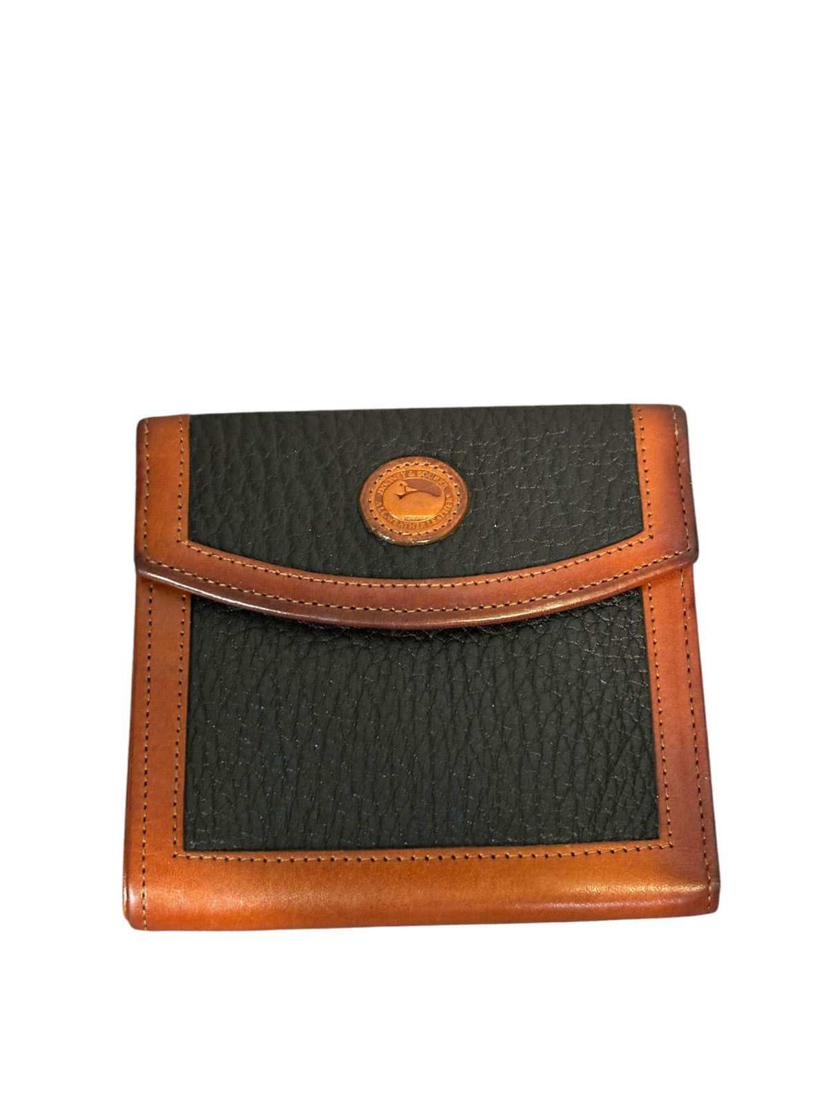 DOONEY & BOURKE WALLET BLACK PEBBLE KISSLOCK