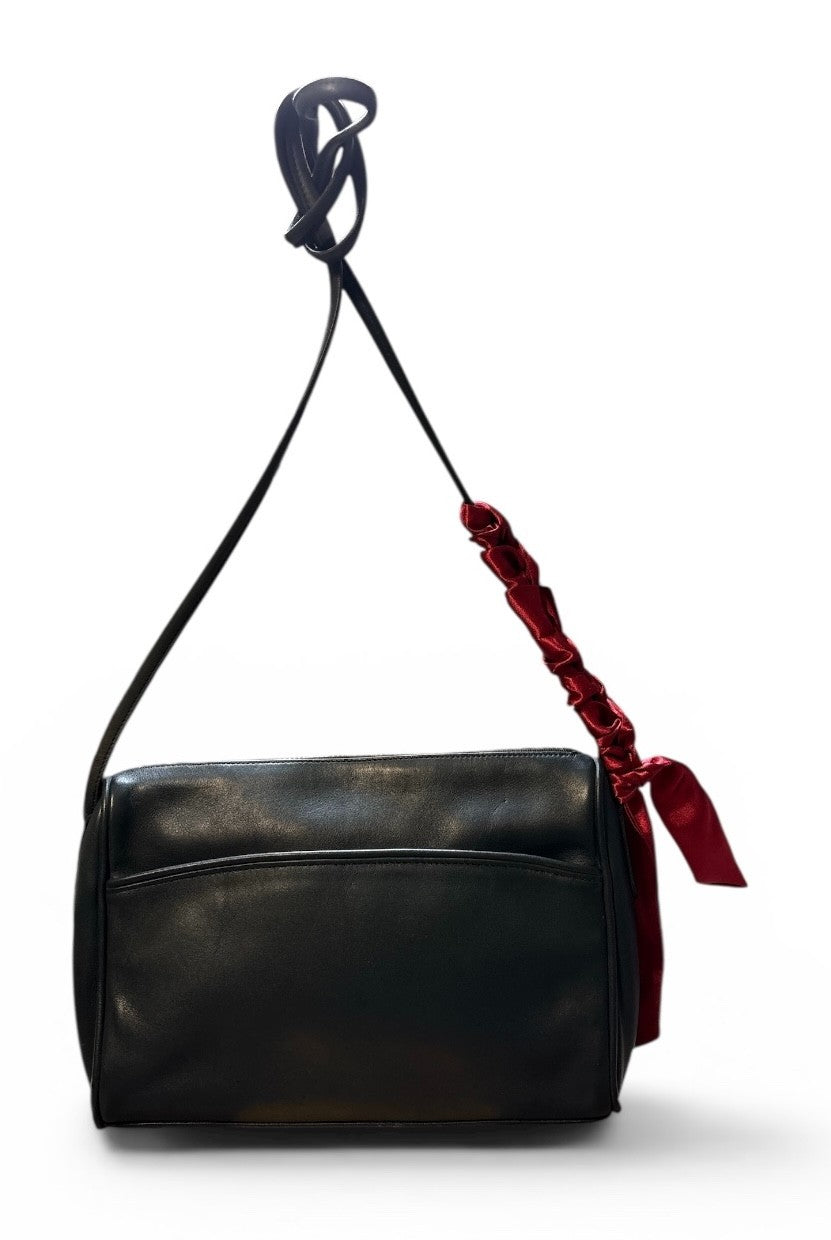 COACH VINTAGE NAVY EQUESTRIAN SLIM BAG