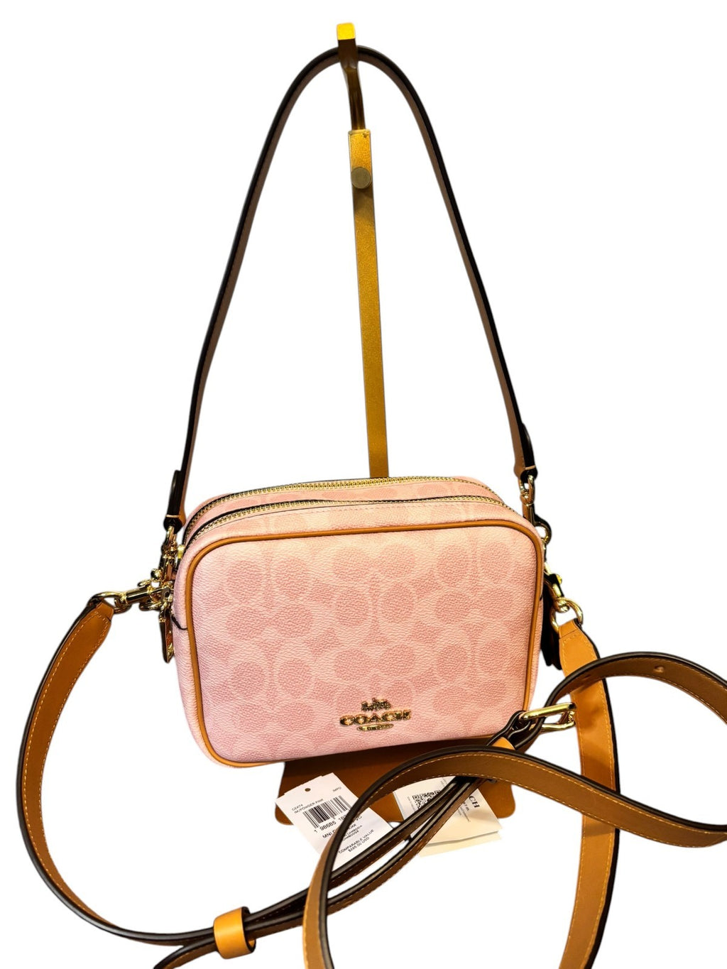 COACH POWDER PINK MINI CAREY CROSSBODY - BRAND NEW!!!