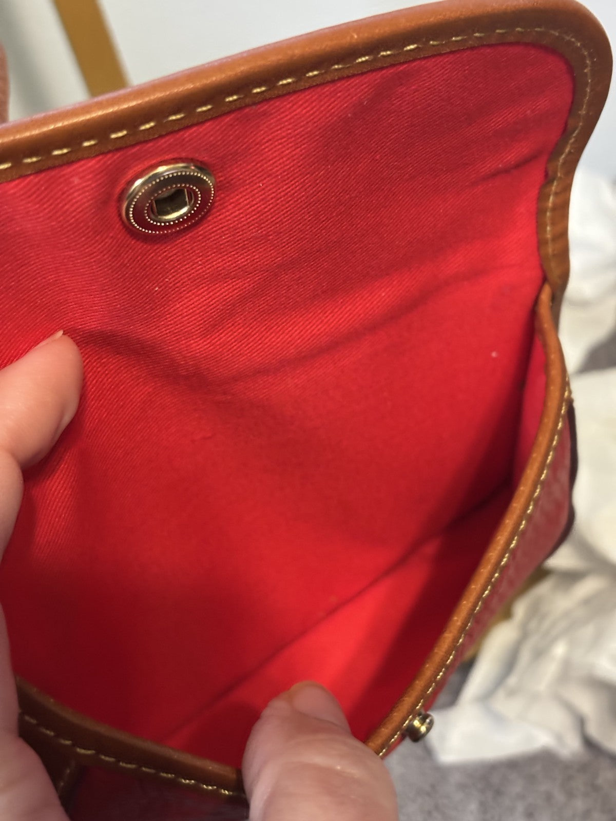DOONEY & BOURKE WRISTLET RED