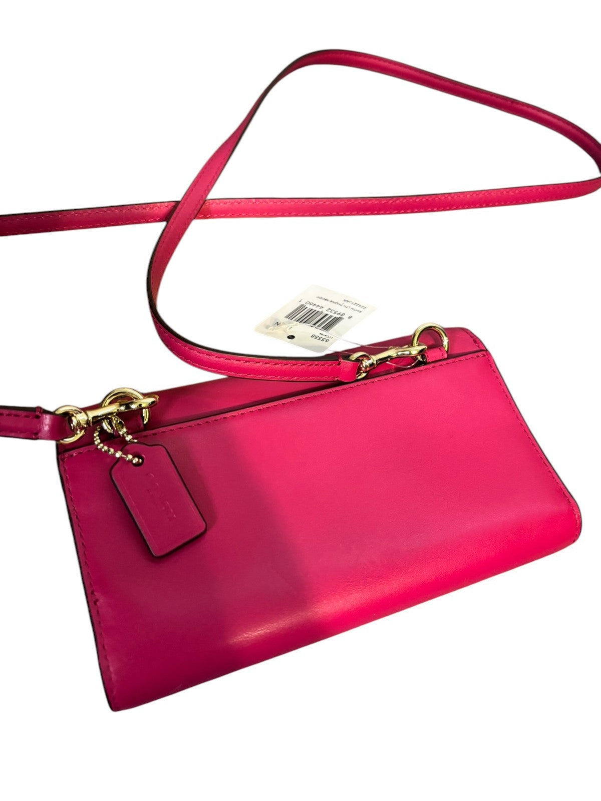 COACH SMITH PINK WALLET CROSSBODY PURSE NWT