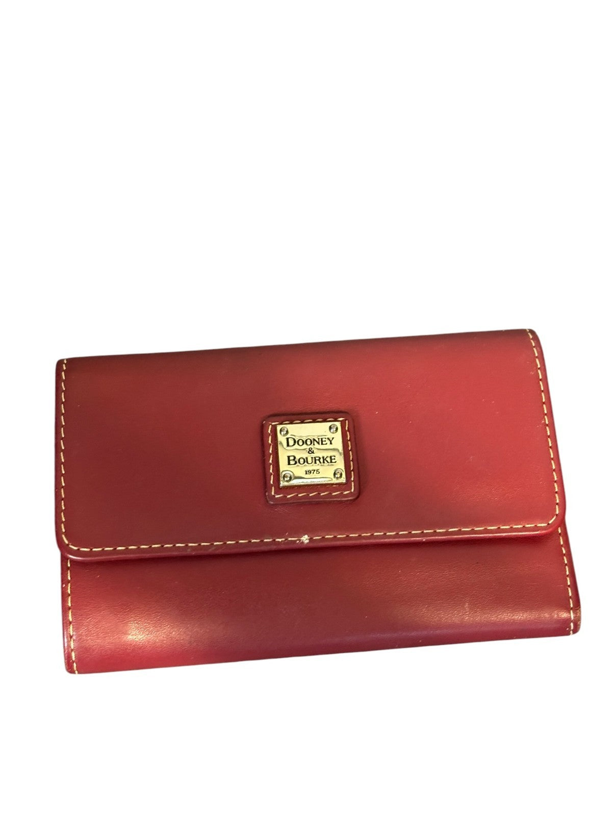 DOONEY & BOURKE WALLET RED LEATHER