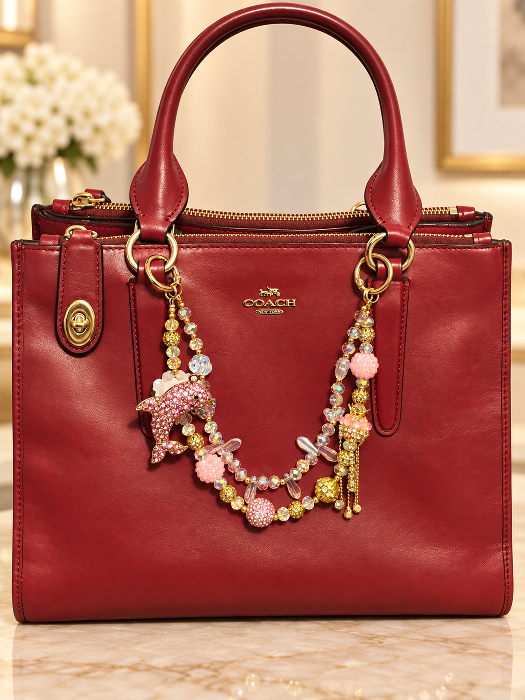 ✨ Beaded Purse Necklaces | Double-Strand Handbag Jewelry & Charms 👜