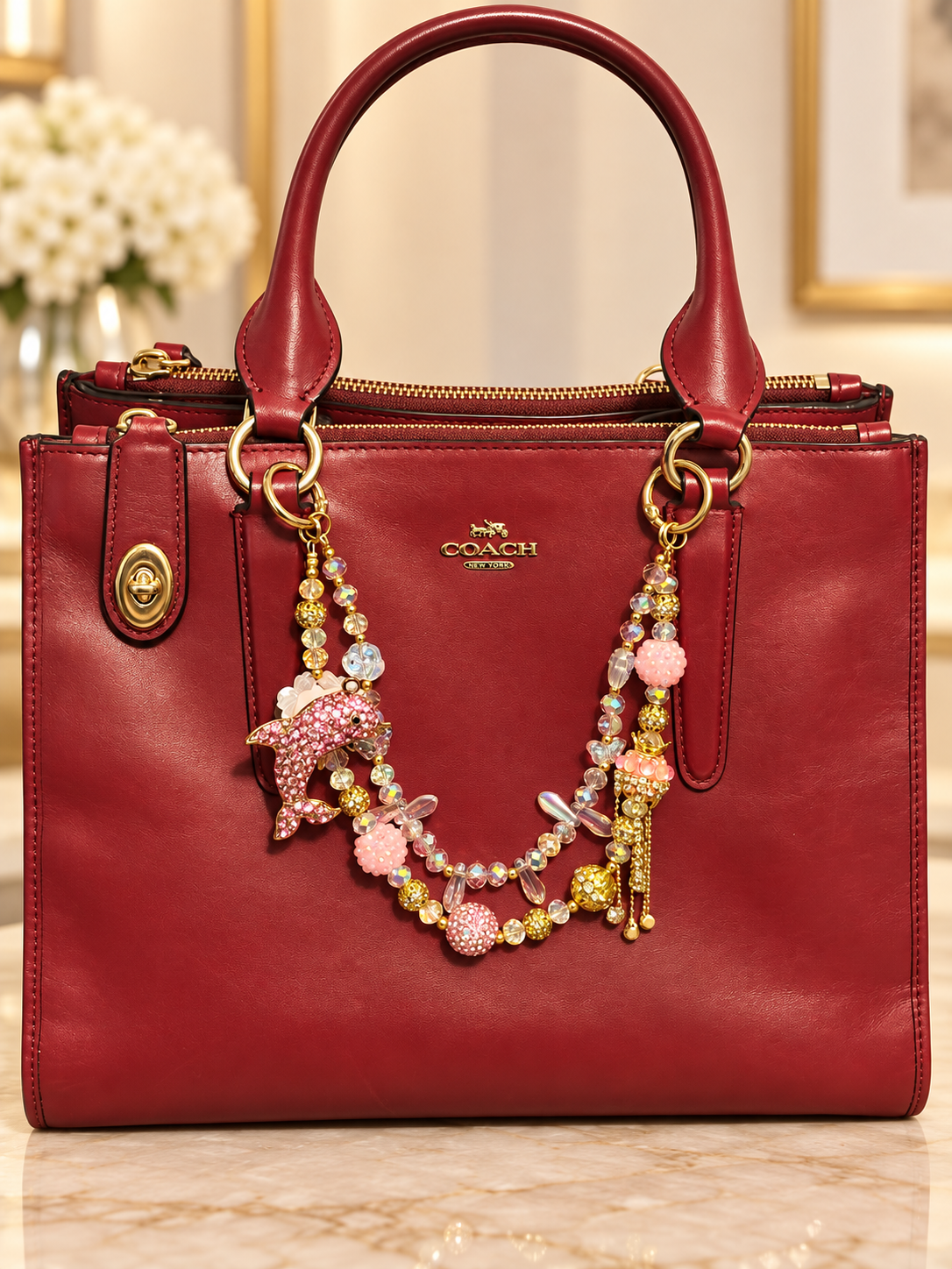 ✨ Beaded Purse Necklaces | Double-Strand Handbag Jewelry & Charms 👜