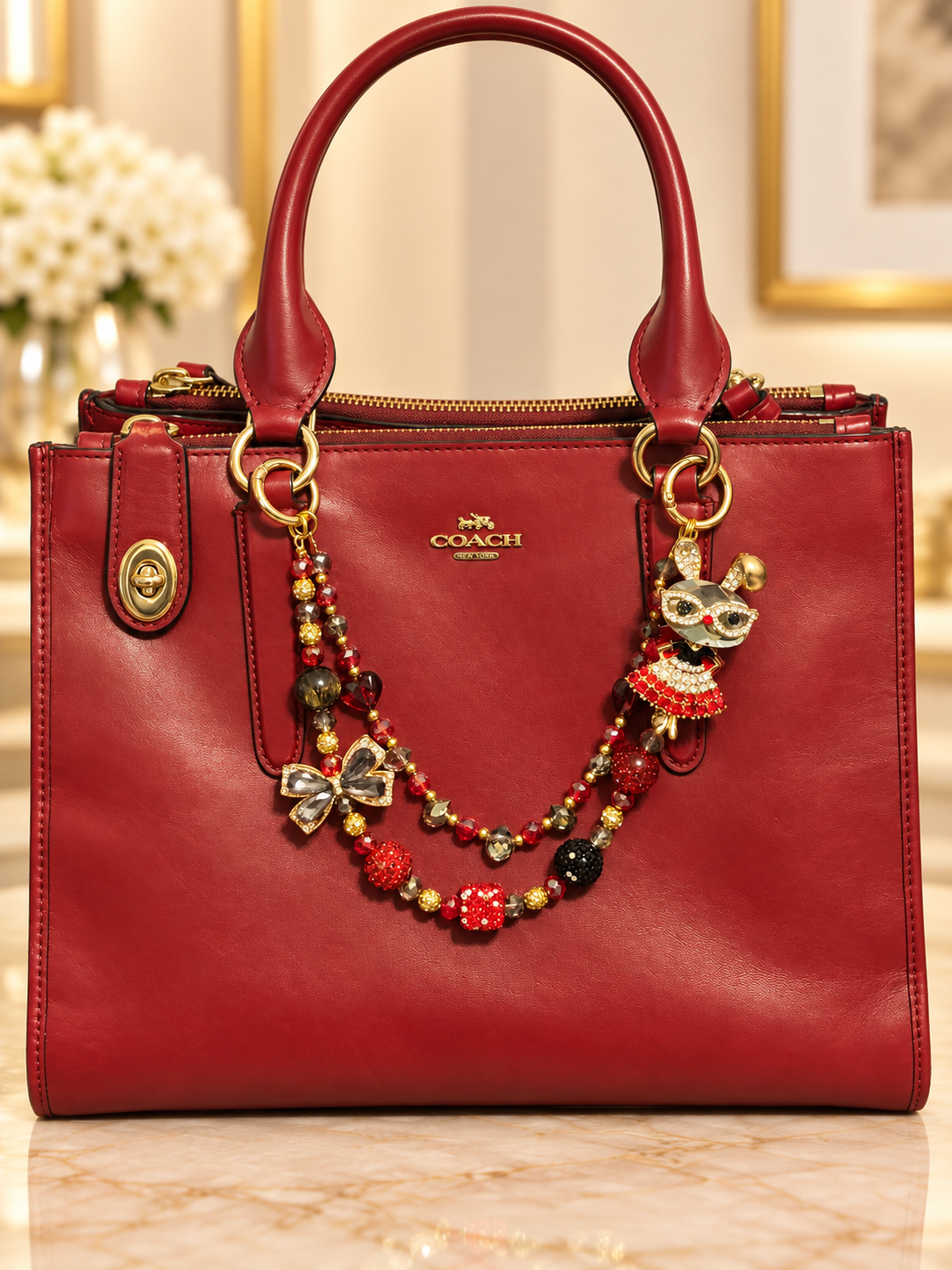 ✨ Beaded Purse Necklaces | Double-Strand Handbag Jewelry & Charms 👜