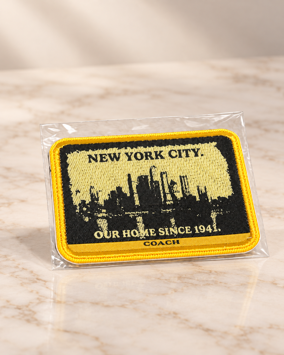 🗽 💛 Coach New York City Skyline Embroidered Patch | Our Home Since 1941 ✨