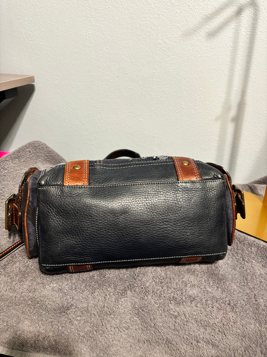 Vintage Coach Denim Shoulder Bag Model 10002 – Rare Style