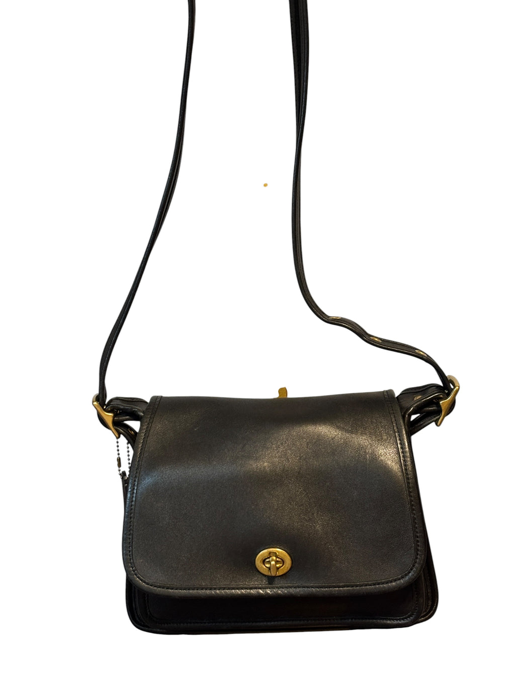 Coach Vintage Rambler 9061 Black Leather Crossbody Bag 2003