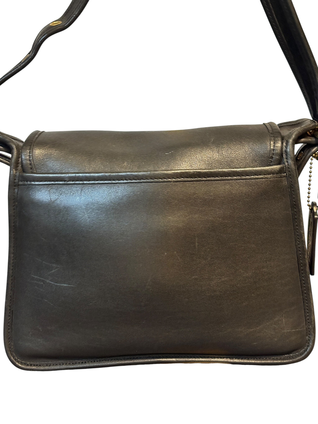 Coach Vintage Rambler 9061 Black Leather Crossbody Bag 2003