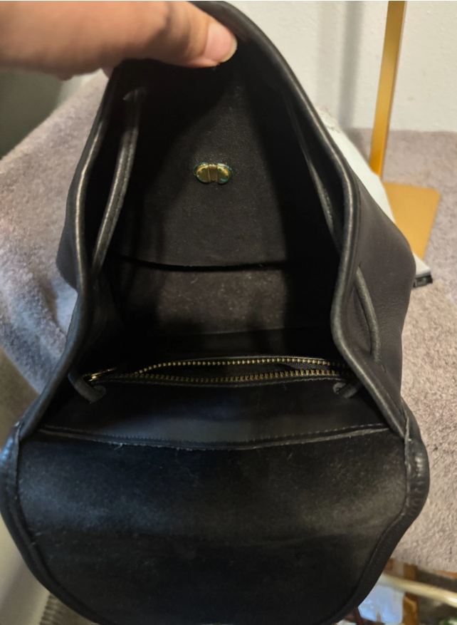 🖤✨ Vintage Coach Daypack Backpack #9960 | Black Leather | 2001 Costa Rica 👜