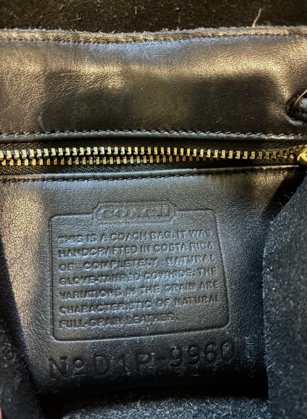 🖤✨ Vintage Coach Daypack Backpack #9960 | Black Leather | 2001 Costa Rica 👜
